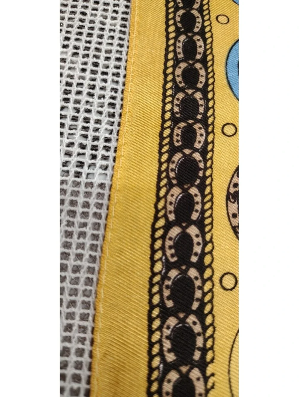 Vintage 1960s Carriages Scarf Lilly D'or Dandy Mustard Victorian Acetate ITALY